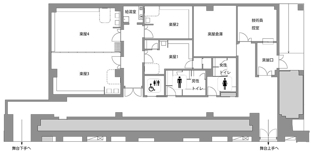 各種図面 | ご利用の案内 | 新日本造機ホール（呉市民ホール）