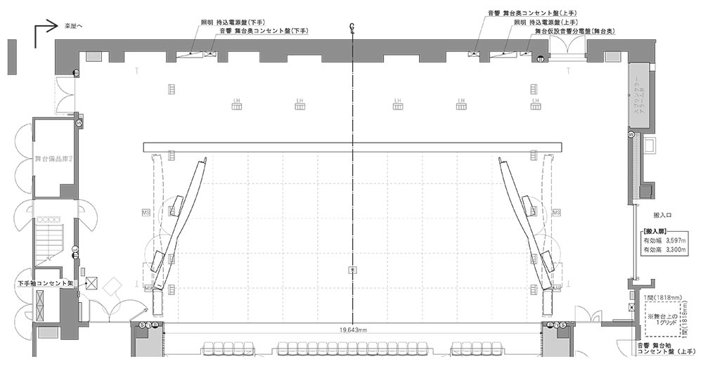 各種図面 | ご利用の案内 | 新日本造機ホール（呉市民ホール）